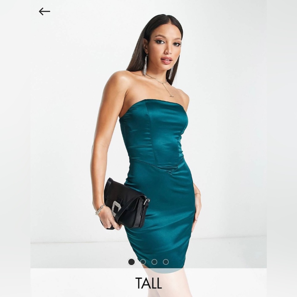 Satin mini dress